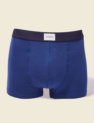 Lot 2 boxers bleu marine homme