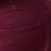 Pantalon skinny push-up taille standard prune femme