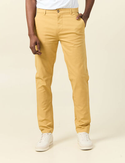 Pantalon slim Instinct chino beige homme