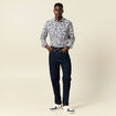 Chemise manches longues blanc homme
