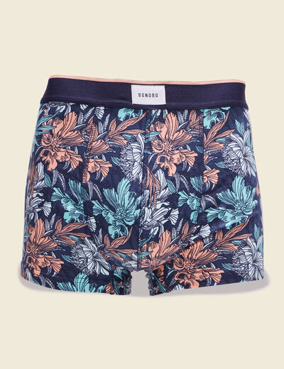 Lot 2 boxers bleu turquoise homme