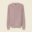 Pull manches longues vieux rose homme
