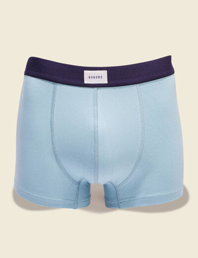 Lot 2 boxers bleu gris homme