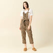 Salopette droite 7/8ème camel femme