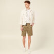 Short vert kaki homme