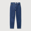 Jeans mom 7/8&egrave;me bleu clair femme