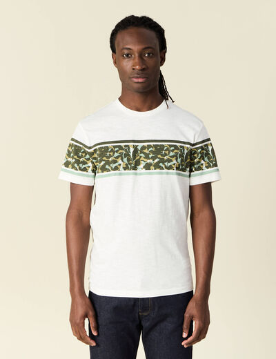 T-shirt éco-responsable vert olive homme