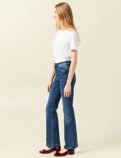 Jeans Yoko - bootcut denim stone femme