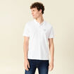 Polo manches courtes blanc homme