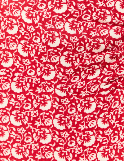Jupe longue portefeuille rouge femme