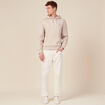 Sweat capuche éco-responsable gris homme