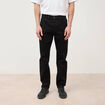 Jeans straight longueur 32 denim noir homme