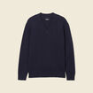 Pull éco-responsable bleu marine homme