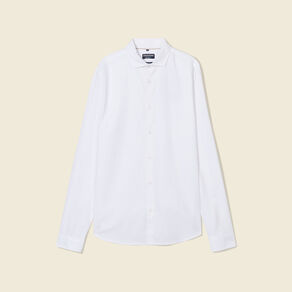 Chemise éco-responsable blanc homme
