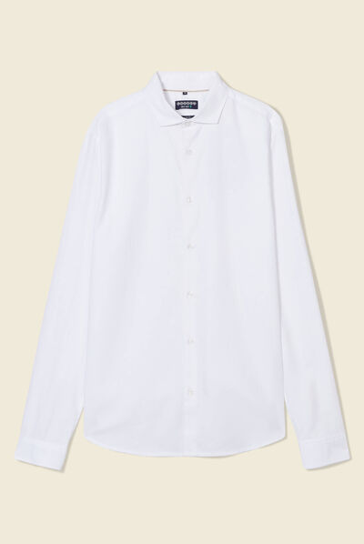 Chemise éco-responsable blanc homme