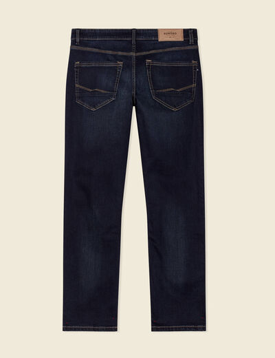 Jeans regular éco-responsable denim brut homme