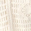 Gilet sans manches ecru femme