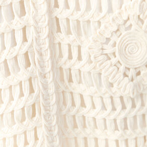 Gilet sans manches ecru femme