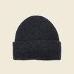 Bonnet gris fonc&eacute; femme