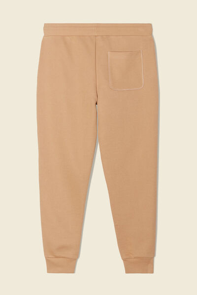 Pantalon jogging beige homme