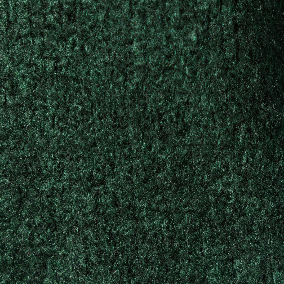 Gilet oversize manches longues vert fonc&eacute; femme