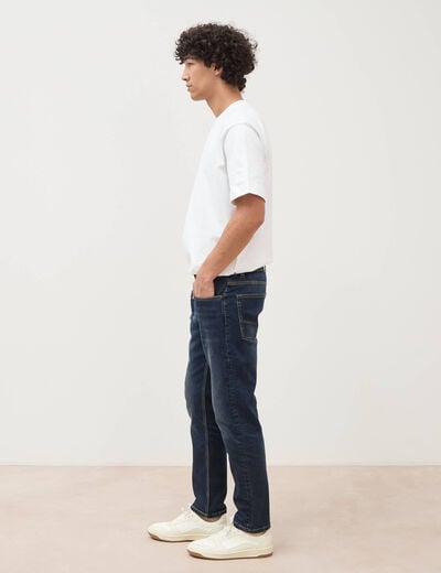 Jeans straight longueur 30 denim brut homme