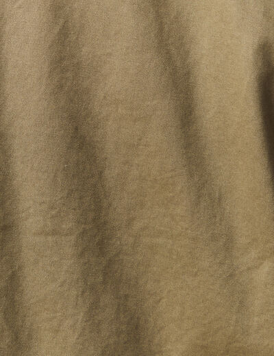Veste col montant manches longues taupe homme