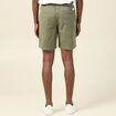 Bermuda droit à coulisse vert kaki homme