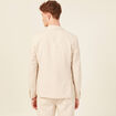 Veste blazer boutonnée beige homme