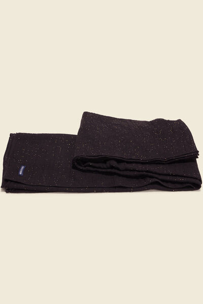 Foulard noir femme