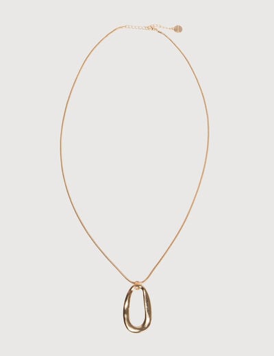 Collier couleur or femme