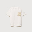 T-shirt en coton ecru homme