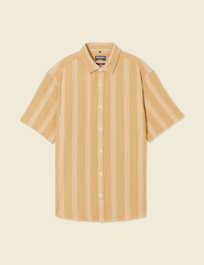 Chemise éco-responsable camel homme