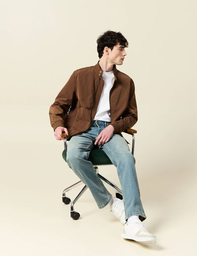 Jeans straight denim dirty homme