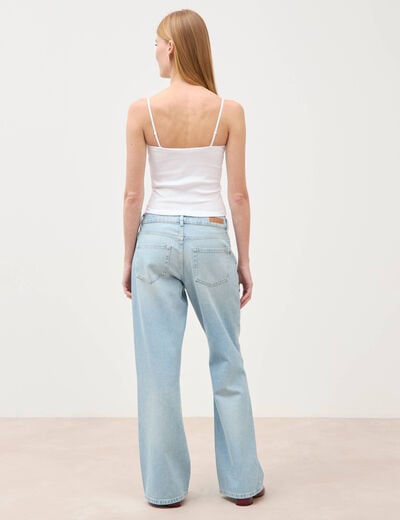 D&eacute;bardeur 2 en 1 avec brassi&egrave;re int&eacute;gr&eacute;e blanc femme