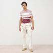 T-shirt manches courtes vieux rose homme