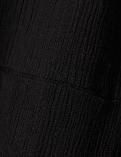 Veste blazer éco-responsable noir femme