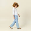 T-shirt manches 3/4 blanc femme