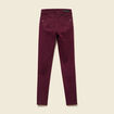 Pantalon skinny push-up taille standard prune femme