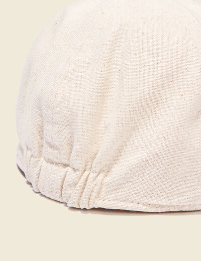 Casquette anglaise sable homme