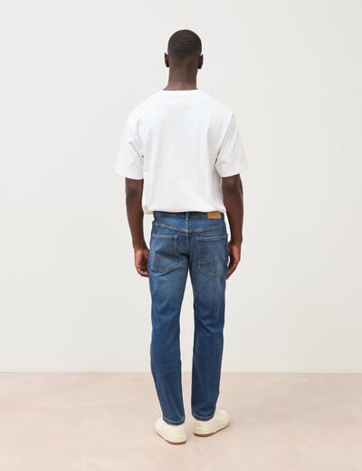 Jeans straight longueur 30 denim stone homme