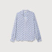 Blouse manches longues blanc femme