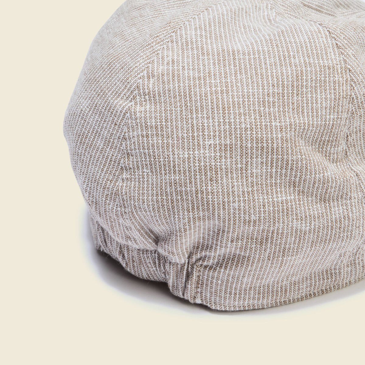 Casquette avec doublure beige fonce homme