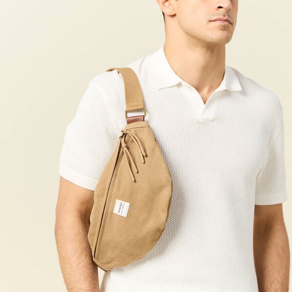 sac banane beige homme Sac banane beige homme