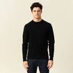 Pull éco-responsable noir homme