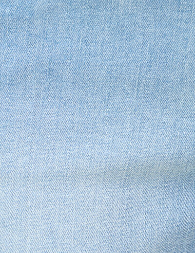 Short straight en jean denim bleach femme