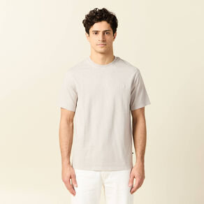 T-shirt manches courtes gris foncé homme