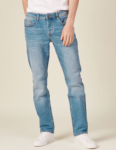 Jeans straight denim used homme
