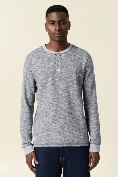 T-shirt éco-responsable bleu foncé homme