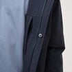 Parka coupe r&eacute;guli&egrave;re &agrave; capuche bleu marine homme